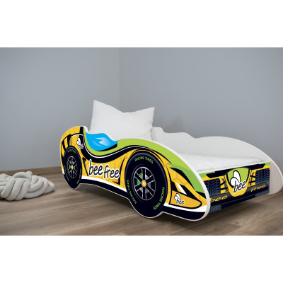 Detská auto posteľ Top Beds F1 140cm x 70cm - BEE FREE